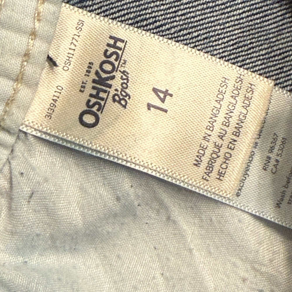 OshKosh B'gosh Classic Blue Overalls - Picture 8 of 9